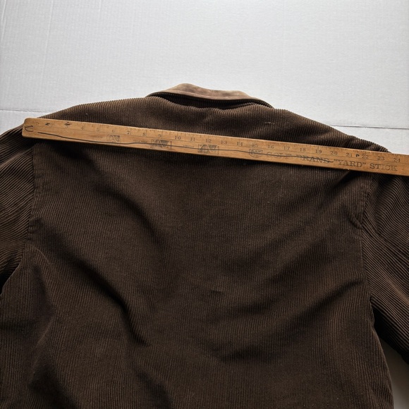 Men’s Lined Brown Corduroy Van Heusen Coat, Size M - Picture 7 of 9